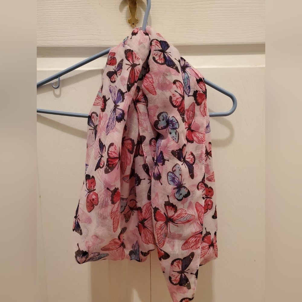 Butterfly Print Women's Scarf Wrap
